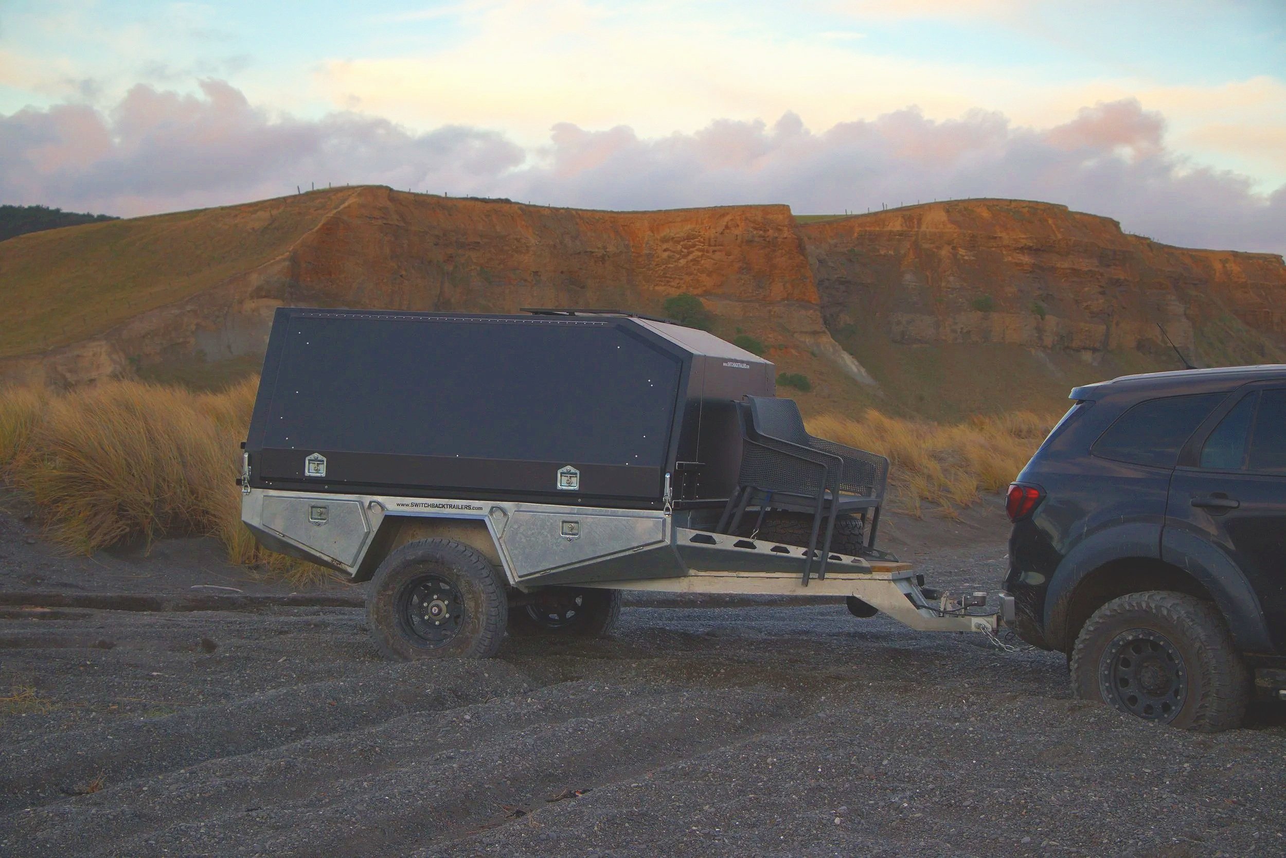 Switchback trailer in the workshop