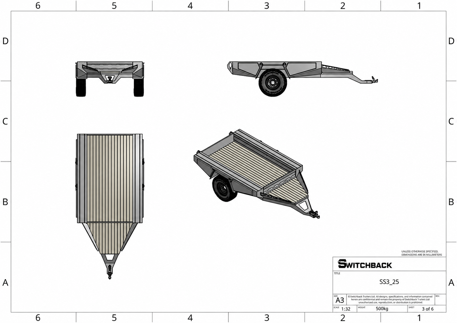 Switchback technical drawing 3 of 6