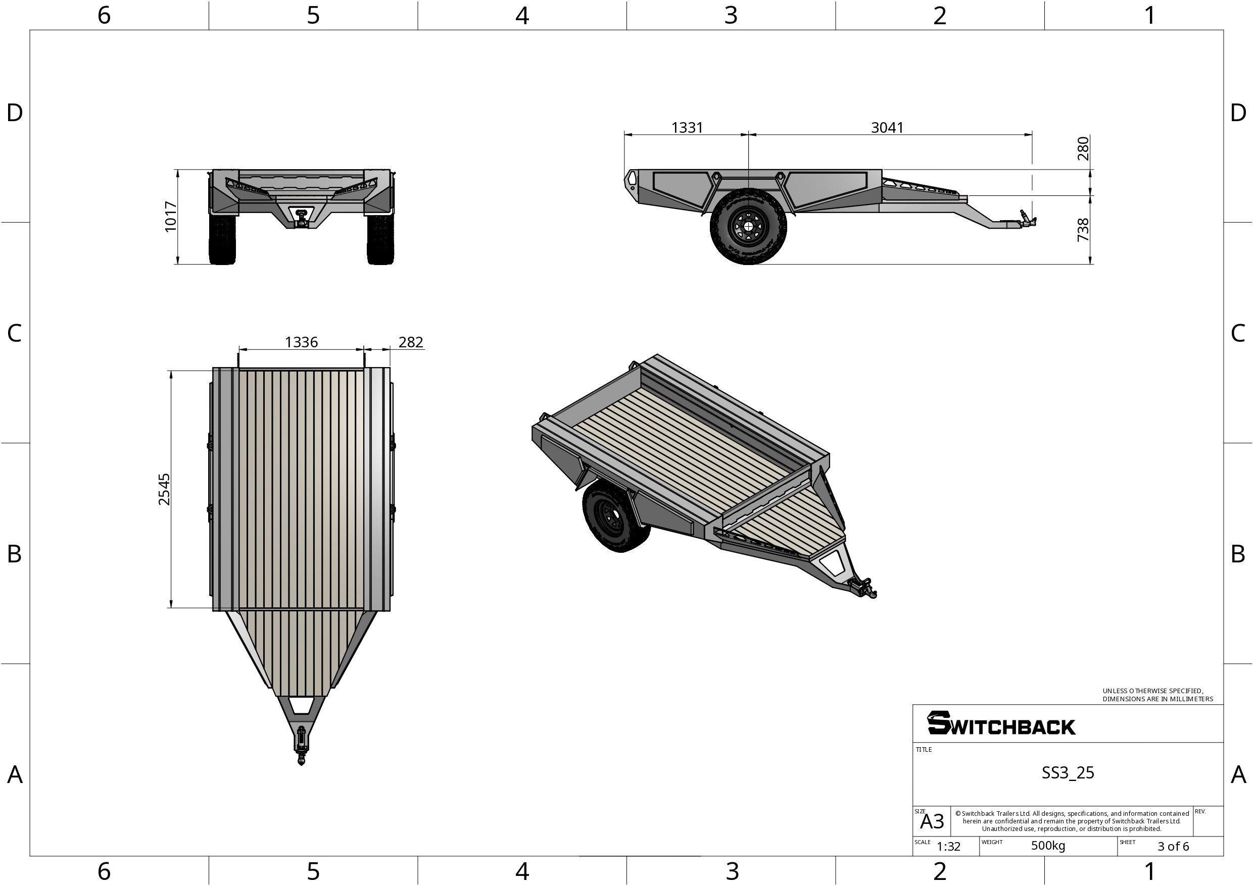 Switchback technical drawing 3 of 6