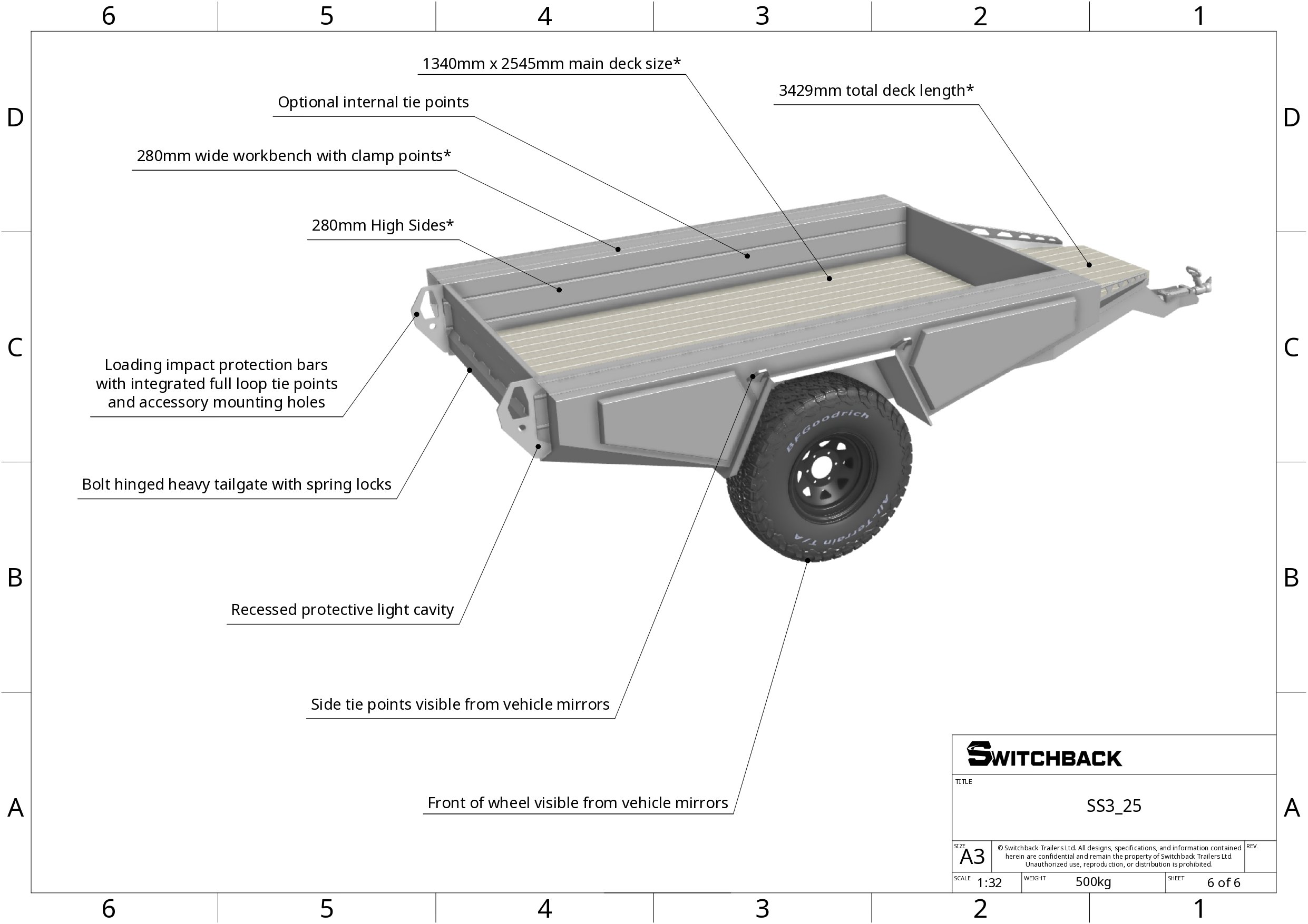 Switchback technical drawing 6 of 6